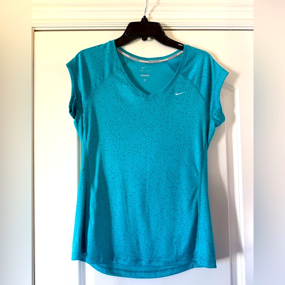 Nike Women's Teal Dri-FIT Short Sleeve Tee Size M